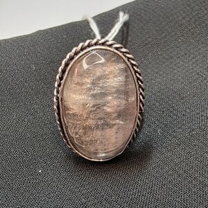 Black Moonstone Ring